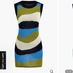 NWOT Multi color Micas dress